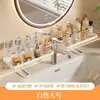 Estante de almacenamiento para grifo de baño, escurridor independiente para fregadero de cocina, organizador de acero inoxidable para encimera de lavabo