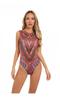 2025 Nuevo Bikini de una Pieza Transfronterizo Europeo y Americano para Mujer Traje de Baño con Protección Solar Bikini