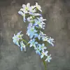 Flores Artificiais, Lírios de Haste Alta, Orquídeas, Decoração para Casa e Hotel, Arranjo para Cena de Casamento, Ornamentos de Flores Artificiais Atacado Transfronteiriço