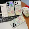 Funda de teléfono colorida con estrellas de línea adecuada para Apple 17 Pro Max, funda plateada colorida para Huawei Pura 90, Xiaomi 17, Vivo