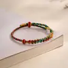 Pulseira de Corda Colorida do Festival do Barco Dragão Corda Vermelha Tecida à Mão Infantil Bebê Pequeno Zongzi Corda de Mão Presente de Lote Festival de Maio