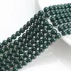 Novo pulseira de contas de porcelana de cristal de jade de cor sólida de 8mm cortina de porta contas soltas de vidro acessórios de joias DIY atacado por item