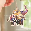 Nuevo producto: la Historia de Amor y Lealtad, Decoración de Madera de Elefante Regalo, Colgante Adorno de Hermandad y Amistad