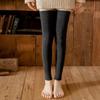 Calcetines Terry hasta la rodilla otoño e invierno gruesos cálidos medias Terry moda femenina al por mayor calcetines de algodón altos japoneses rodilleras