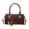 Bolsa de mão grande capacidade estilo coreano para mulheres, nova moda outono 2026 bolsa almofada retrô, bolsa de ombro e transversal para o dia a dia