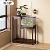 Suporte de Flores Madeira Maciça Sala de Estar de Chão Varanda Chinesa Suporte de Armazenamento para Vasos de Flores Interno Multi-Camadas Exibição de Orquídeas Plantas Aquário