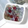 Cuentas de Cristal de Vidrio Irregulares de 10 mm Sueltas Hechas a Mano Materiales para Pulsera Collar DIY