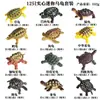 Simulación Transfronteriza Modelo Cognitivo Sólido de Animales Marinos Juguete Pez Dorado Pez Mariposa Pez Dragón Dorado Carpa Crucian Delfín Espada Estrella de Mar