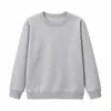 Moletom de Algodão Pesado com Gola Redonda para Homens, 320g, Novo Estilo Primavera/Outono, Casual, Moderno, Caimento Solto, Versátil, Colorido Sólido da Moda