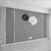 2025 Papel Tapiz Sencillo para Pared de Fondo de TV Sala de Estar Estilo Lujo Ligero Sofá Película Tela de Pared Mural Decorativo Tela de Pared con Rejilla