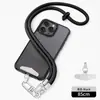 Cordão para Celular Pode Ser Usado na Diagonal, Corda Ajustável Anti-Perda, Pendurado no Pulso e no Pescoço, Clipe Anti-Perda Multifuncional, Alça para Capa de Celular