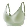Sujetador push up de talla grande con copa fija y sin costuras para niña, suave, con espalda descubierta y fino, de talla grande