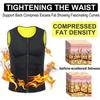 Europeu e Americano Homens Barriga Corset Zipper Vest Sweaty Fitness Roupas Grande Tamanho Corset Neoprene Body Shaping Roupas
