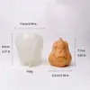 Molde de vela de Halloween de abóbora feliz DIY Tema de terror Vela perfumada de abóbora Molde de silicone