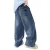 Roupas infantis calças jeans para meninos 2026 novo estilo calças infantis versão coreana calças compridas estilosas moda calças largas da moda tendência
