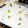 Bestseller transfronterizo Cortina floral DIY en tonos verdes con pétalos de flores artificiales y hilo de perlas para colgar en puertas y decoración de jardín
