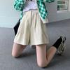 Shorts de Veludo para Roupa Externa, Outono e Inverno, Tamanho Grande, Novas Calças Wide Leg para Mulheres, Leggings Casuais de Cintura Alta em Linha A, Modernos
