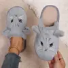 Novas Pantufas de Inverno Transfronteiriças Fechadas para Mulheres, Pantufas de Algodão Quentes de Pelúcia para Casa Interna, Versáteis e Confortáveis