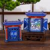 Imán para Refrigerador de Ventana de Ciudad Souvenir Turístico Personalizado Madera 3D Punto de Referencia Estilo Cultural y Creativo Imán de Refrigerador de Ciudad