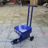 Marcadora de coches máquina marcadora sitio empuje manual artefacto fábrica esparcidor de cenizas 8cm cancha de baloncesto Línea de pista curva línea recta