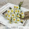 Ramo de Manzanilla Artificial Flores Falsas para Arreglos de Piso de Boda Decoración de Salón de Bodas Flores Artificiales de Plástico Arreglo Floral DIY