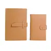 Fabricante de Cuaderno de Hojas Sueltas de Cuero Genuino Hebilla Bloc de Notas A6 Carcasa de Hojas Sueltas Cubierta Protectora de Piel de Vaca Cubierta Diario