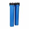Carcasa de filtro de 2 piezas y 4 puntos de 20 pulgadas, nueva, cartucho de filtro azul, sin necesidad de conector, antifugas.