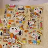 Pegatinas de Snoopy horneando lindo dibujo animado DIY decoración para teléfono tableta agenda computadora pegatinas impermeables
