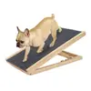 Rampa de Escada de Madeira para Pets Estrutura de Escalada para Cachorros Escada de Escalada para Cachorros Interna Ajustável Escada de Escalada Portátil Dobrável para Pets