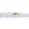 Frasco de Crema Acrílico de 50g en Stock Botella de Empaque Cosmético para Crema Facial con Tapa Plana, Especificaciones Múltiples para Productos para el Cuidado de la Piel