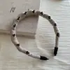 Diadema Retro de Tela con Dientes para Lavarse la Cara, Maquillaje, Prevenir la Caída del Cabello, Herramienta para Atar el Cabello, Versátil para el Uso Diario, Diadema para el Cabello que Realza el Temperamento