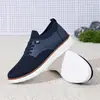 Novos Sapatos Casuais Masculinos 2026, Sapatos Casuais Masculinos Leves com Cadarço, Sapatos Casuais Leves Respiráveis de Malha Fly-Knit Tamanho Grande