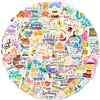 100 Pegatinas de Cumpleaños Dibujadas a Mano Estilo Caricatura Pegatinas Decorativas para Envoltura de Regalo DIY Transfronterizo