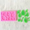 Molde Hoja de Arce Forma de Hoja Prensa para Galletas Molde para Fondant Chocolate Textura de Hoja Arcilla Decorativa Molde DIY