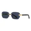Gafas de Sol de Calle de Moda Transfronterizas Encanto Moderno Gafas Pequeñas Estrechas Gafas Europeas y Americanas 9807
