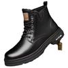 Botas Martin para Hombre Botas Nuevas de Moda para Hombre Botas de Trabajo Transpirables Botas de Caña Alta Simples Versátiles Cómodas Zapatos de Cuero Zapatos de Algodón