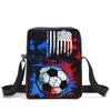 Bolsa a Tiracolo Universal com Estampa Completa 'Ball Ball' DIY para Alunos do Ensino Fundamental e Médio, Bolsa a Tiracolo de Desenho Animado para Homens e Mulheres