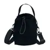 Bolsa de Ombro Transversal de Nylon Resistente à Água Portátil Fashionável Estilo Coreano para Celular Bolsa de Mão Casual Leve