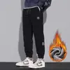 Pantalones Casuales para Hombre 2025 Nuevo Otoño e Invierno Pana Polar Engrosado Pantalones Largos Deportivos para Hombre Comercio Exterior Transfronterizo