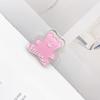 Accesorios de Oso Creativos Lindo Dibujo Animado Color Caramelo Oso Sentado Colgante de Llave Decoración de Bolso para Estudiantes y Mujeres
