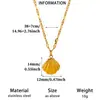 Collar colgante con temática oceánica de perlas y mundo submarino, transfronterizo europeo y americano, para mujer, cadena para la clavícula de estilo oceánico para vacaciones en la playa, para mujer