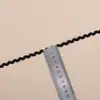 Correa de hombro para mascotas de 0,5 cm, colorida, borde ondulado curvo, correa tejida, accesorios de ropa hechos a mano, DIY