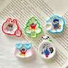 Acessórios de Resina DIY Atacado Prato Shin-chan Pingente de Celular Chaveiro Cola de Creme Ímã de Geladeira Fofo Capa de Celular