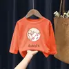 2045# niños niños y niñas 100 algodón manga larga camiseta ropa infantil nuevo otoño casual top camiseta moda