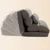 Sofá perezoso doble casual de tatami para apartamento pequeño, sofá reclinable pequeño plegable para dormitorio, balcón, asiento con respaldo