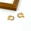 Novos Brincos de Design Assimétrico com Strass Completo em Formato de Dragão, Moda Personalizada Estilo Ins, Acessórios de Orelha de Design Nicho