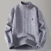 Direto do fabricante, best-seller transfronteiriço, suéter casual da moda com meia gola alta e zíper