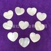 Colgante de nácar con un solo agujero lateral de concha de agua dulce natural, concha de amor, joyería DIY, pendientes, accesorios para el cabello
