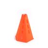 Balde de Sinalização Hexagonal Vazado de 30cm com Furo Poste de Sinalização de Bloqueio de Estrada Podem Ser Combinados e Desmontados Barreiras Obstáculo Treinamento de Futebol