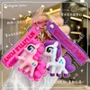 Llavero Personalizado de Dibujos Animados My Little Pony, Lindo Colgante de Pony Arcoíris para Mochila, Accesorios para Llavero de Coche al por Mayor